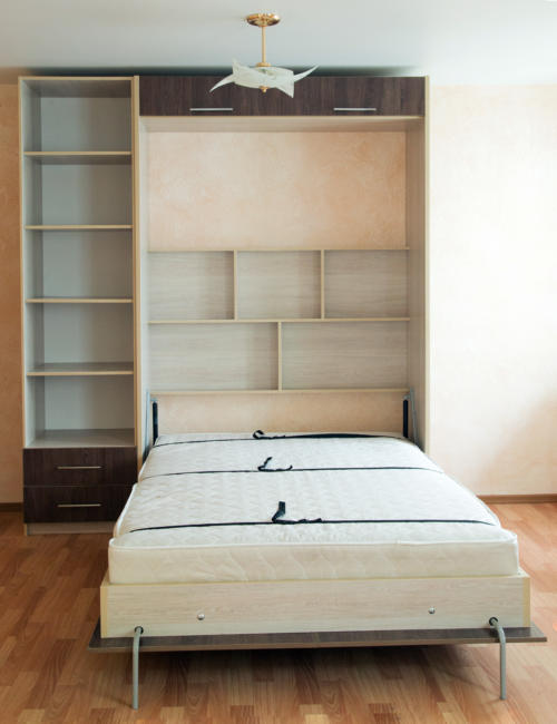 Шкаф-кровать Вертикаль с пеналом и антресолью (4) — копия — копия